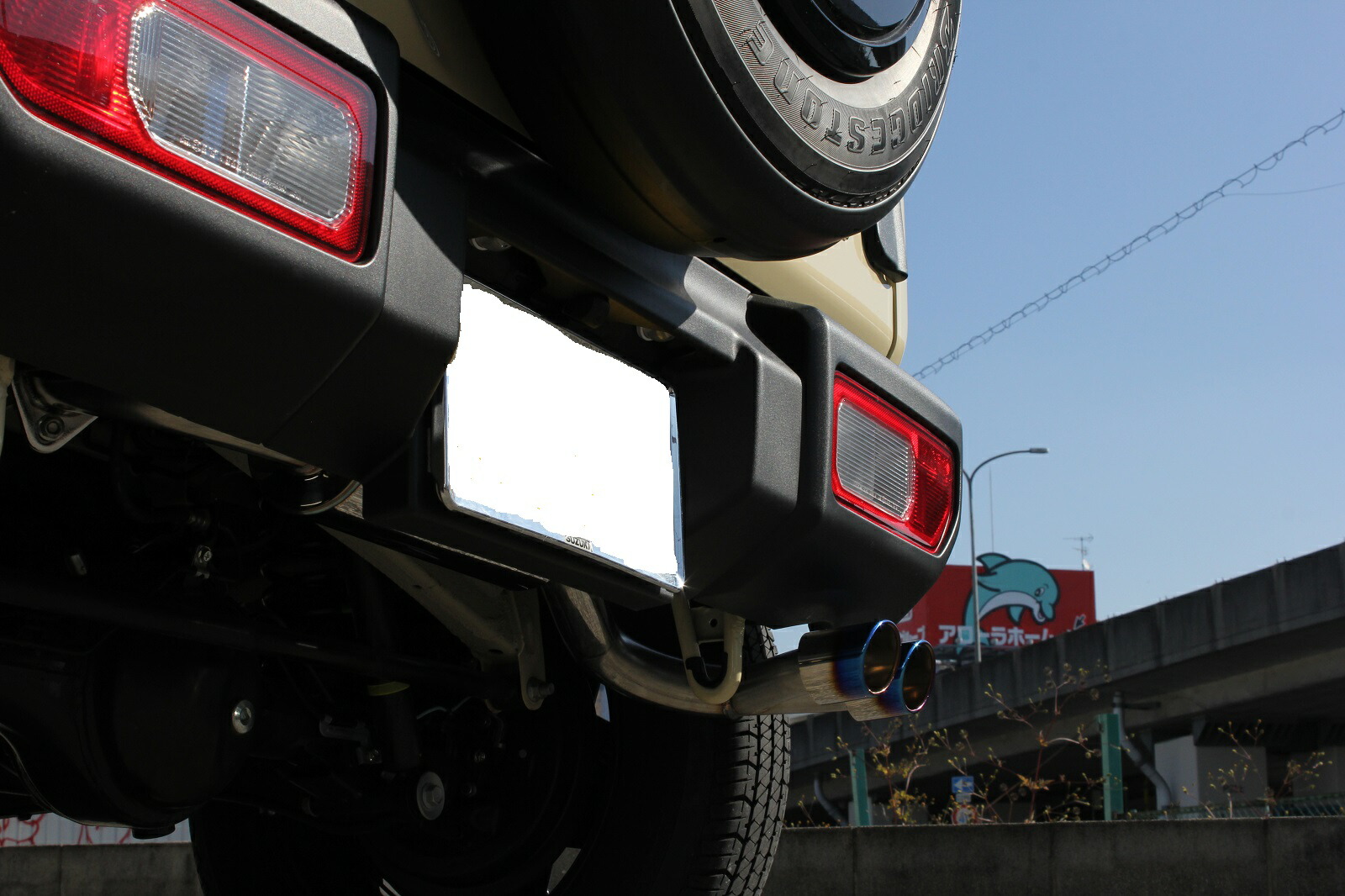 Bluefin スズキ ジムニー JA12v/JA22 砲弾型マフラー 【公式通販】