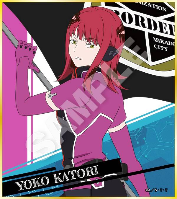 楽天市場】【香取葉子】 ワールドトリガー トレーディングミニ色紙 D