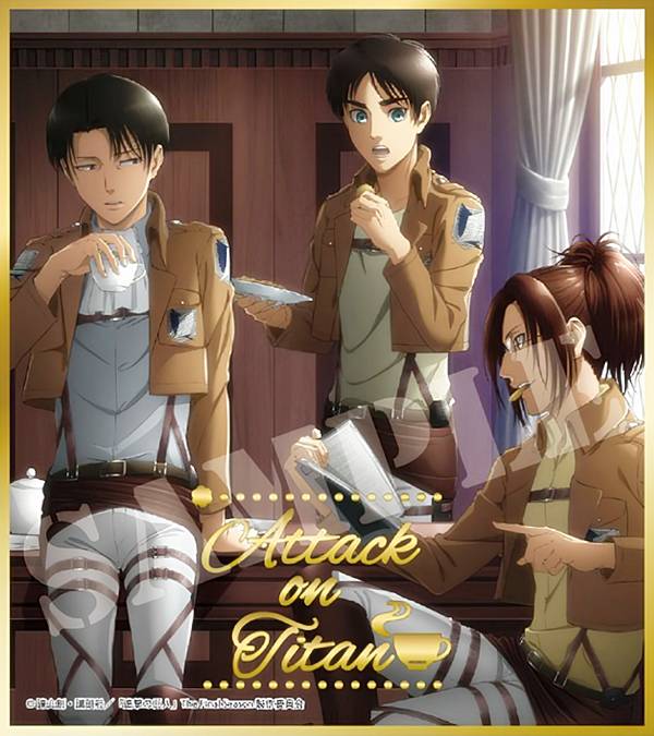 楽天市場】【リヴァイ＆エレン＆ハンジ】 進撃の巨人 ビジュアル色紙