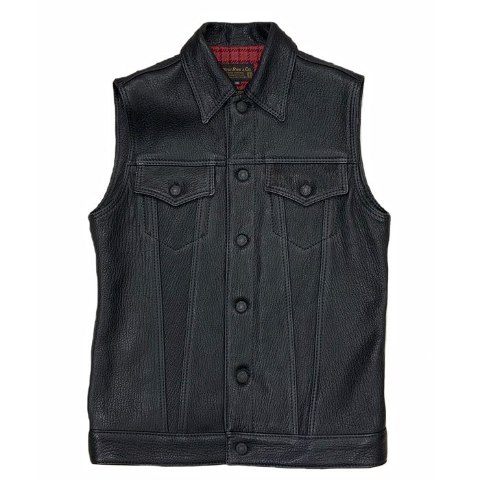 楽天市場】【WESTRIDE/ウエストライド】レザーベスト/DEAN BKG1☆REAL