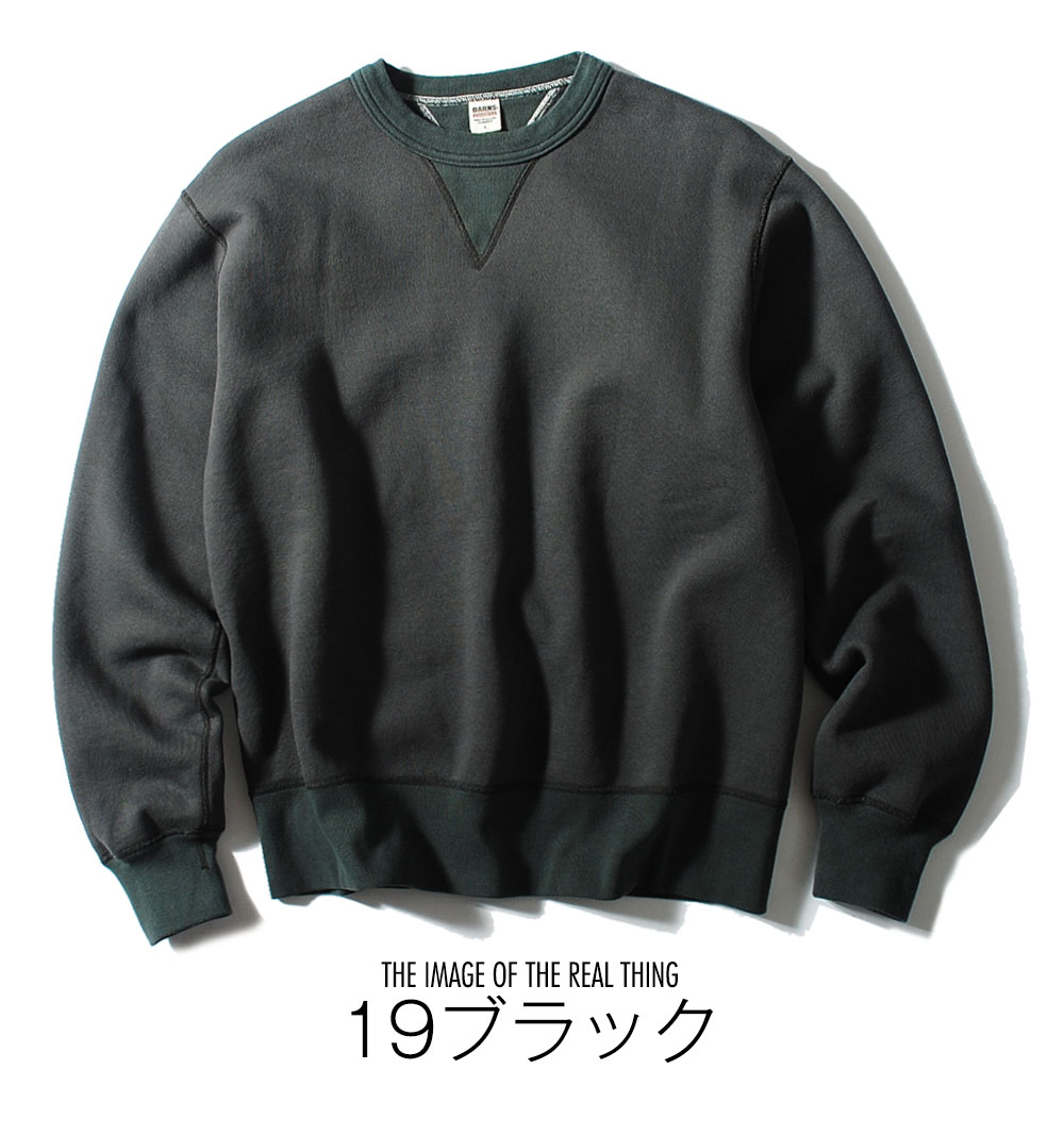 楽天市場】BARNS outfitters バーンズ 13.8oz クルーネックスウェット