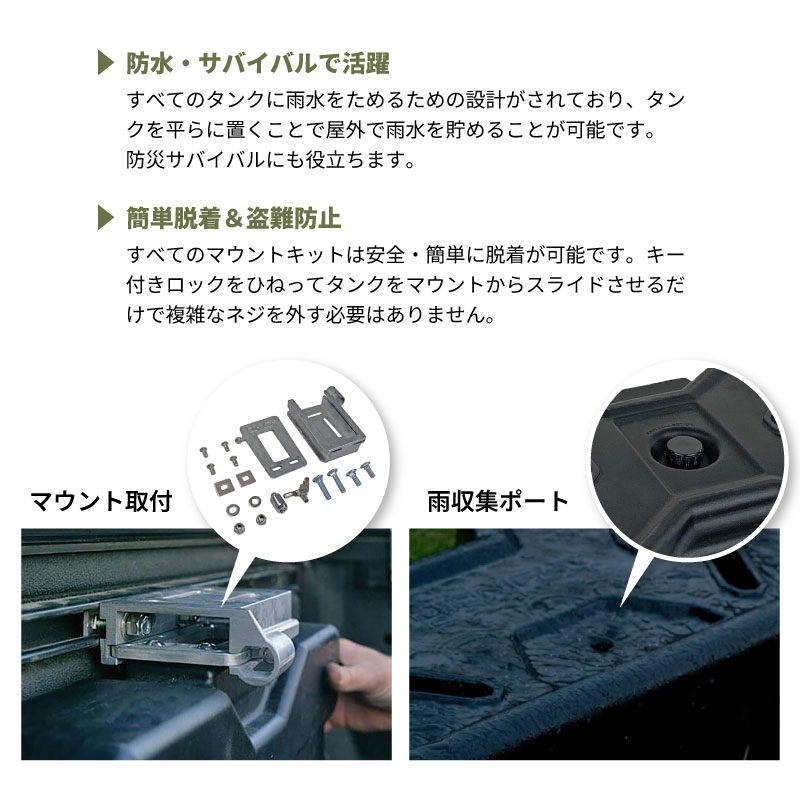 楽天市場】【正規品】ミッドナイト フォレスト 2ガロン タンク レイン