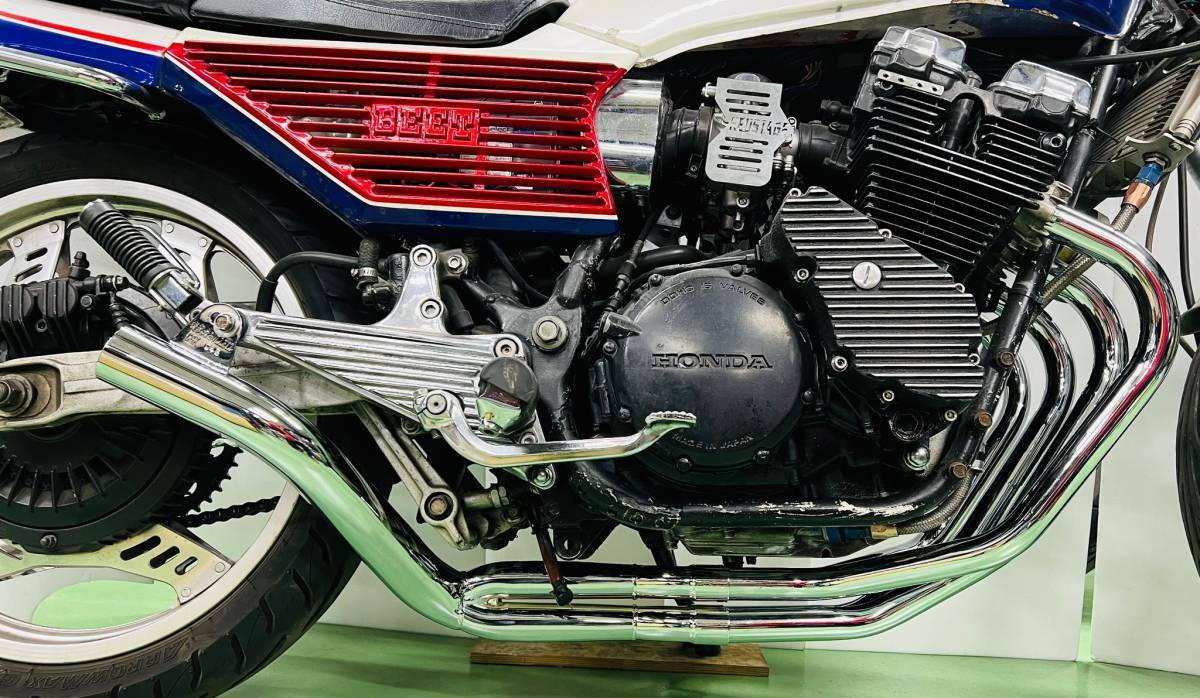 楽天市場】REDSTAGE CBX400F 猪武者ブレット管 第二章 鉄素地 メッキ