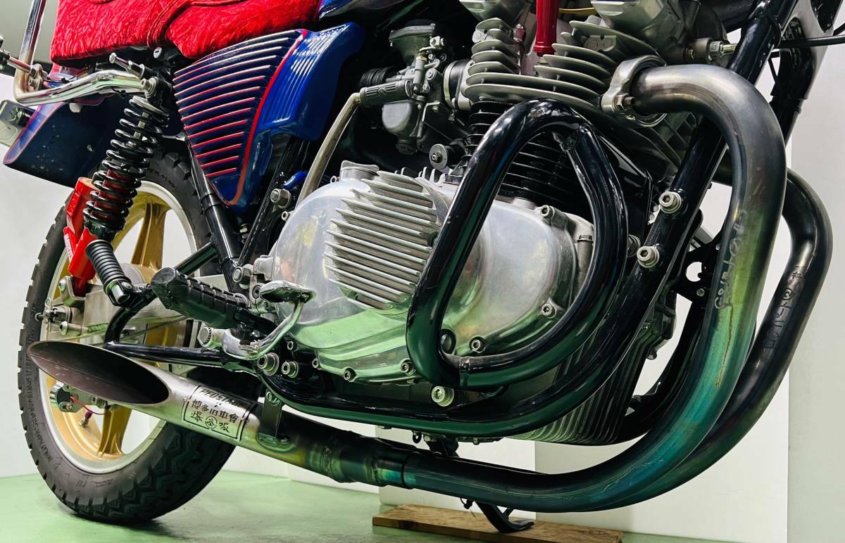 楽天市場】REDSTAGE GS400 番長コラボ オリジナル マフラー 爆吸管