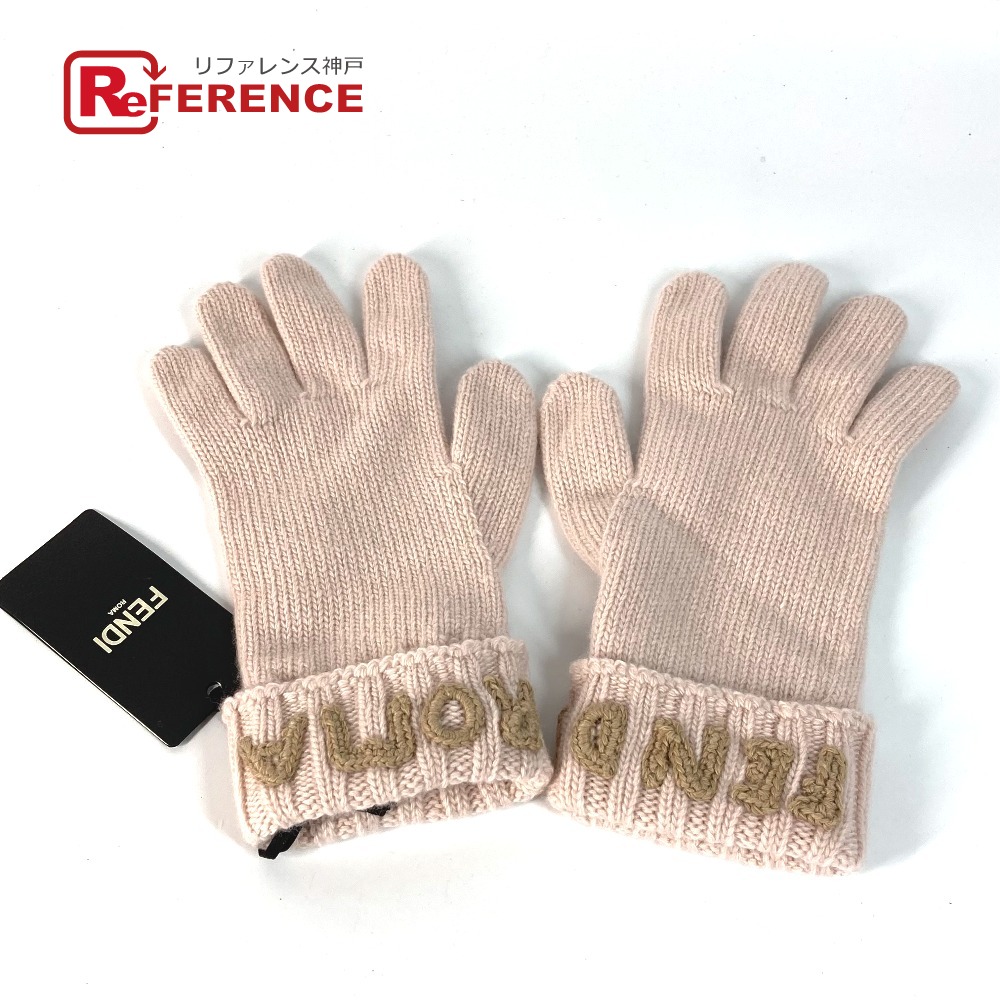 楽天市場】FENDI フェンディ FXY574 ロゴ グローブ 手袋 ウール