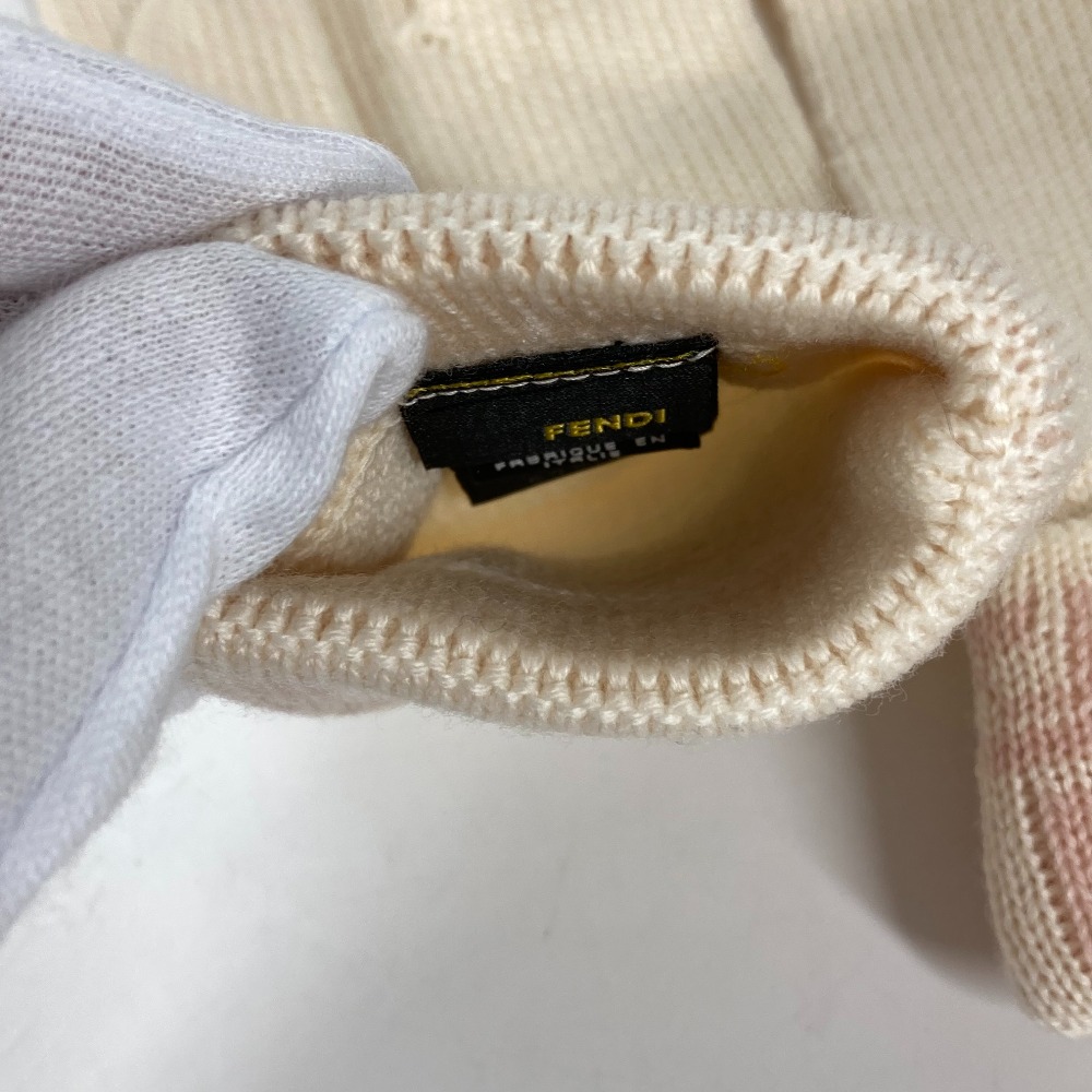 楽天市場】FENDI フェンディ ズッカ グローブ 手袋 ウール レディース