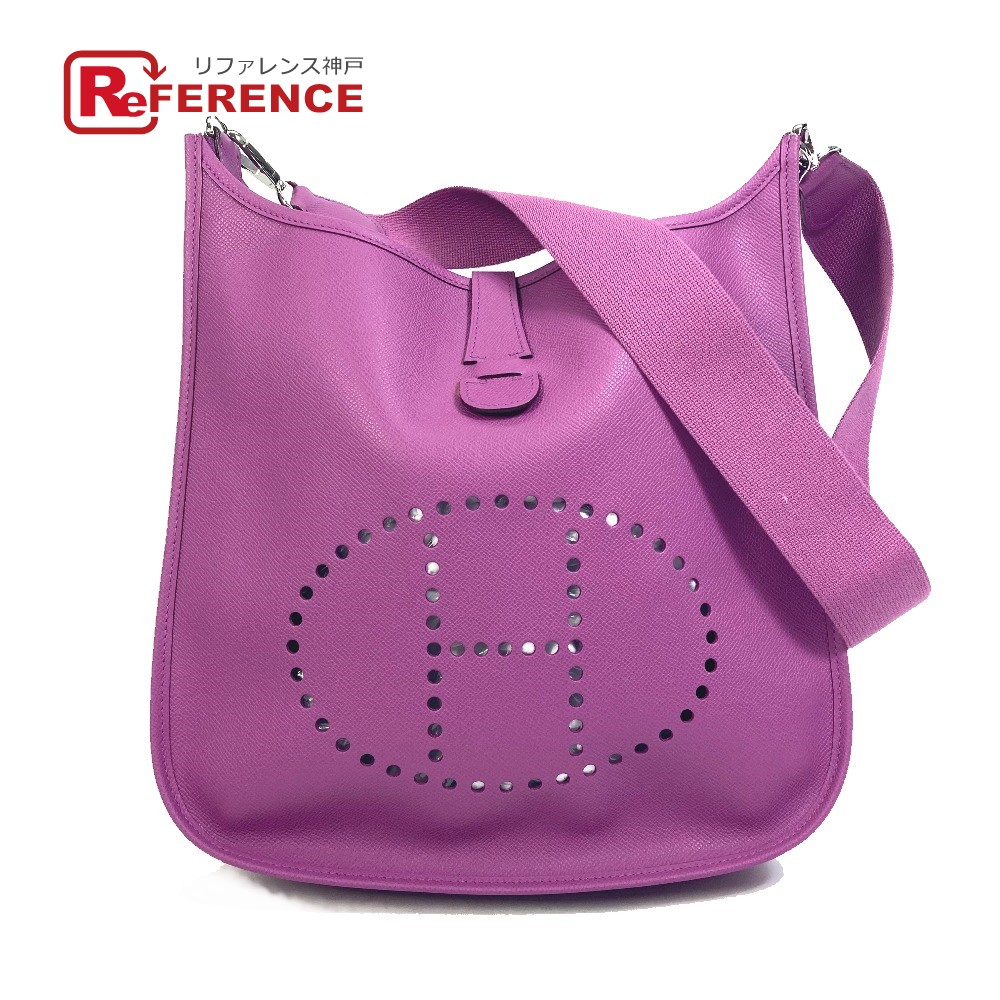 楽天市場】HERMES エルメス Hロゴ パンチング エブリン2 GM カバン