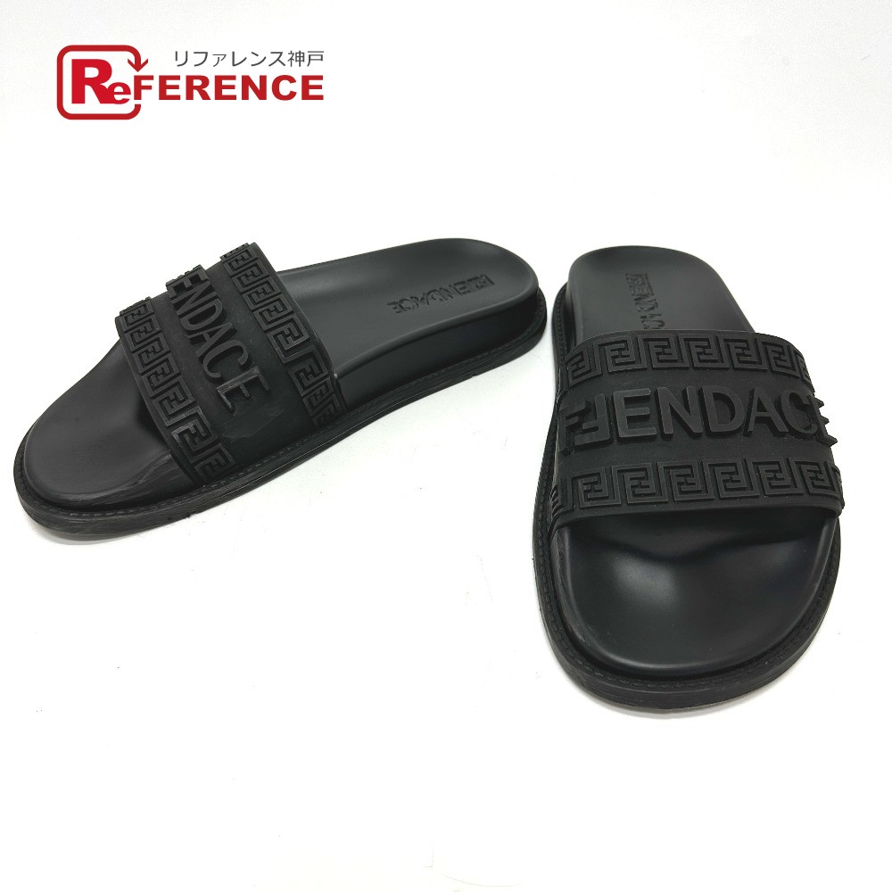 未使用 FENDACE FENDI VERSACEラバーサンダル ブラック 35 楽天市場