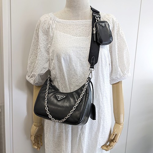 楽天市場】PRADA プラダ Re-Edition 2005 パデッドナッパレザー