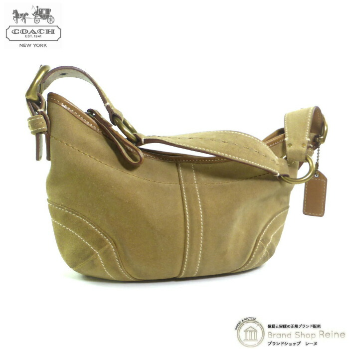 楽天市場】コーチ （COACH） スエード 肩掛け ワンショルダー バッグ
