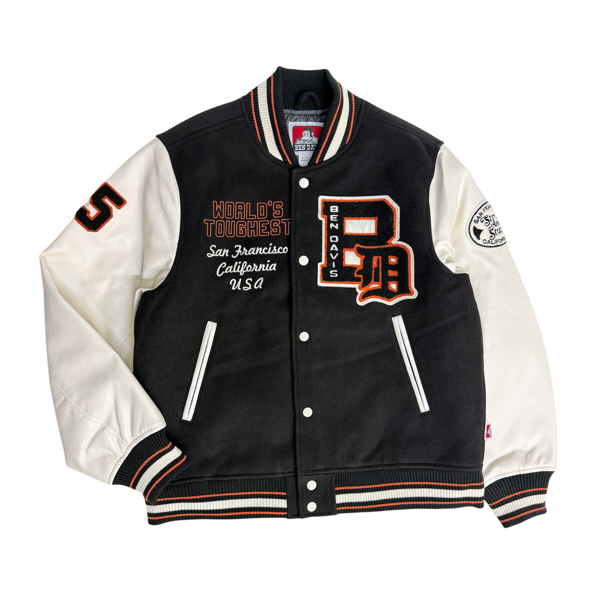 楽天市場】BEN DAVIS スタジャン ベンデイビス サガラ刺繍 ワッペン