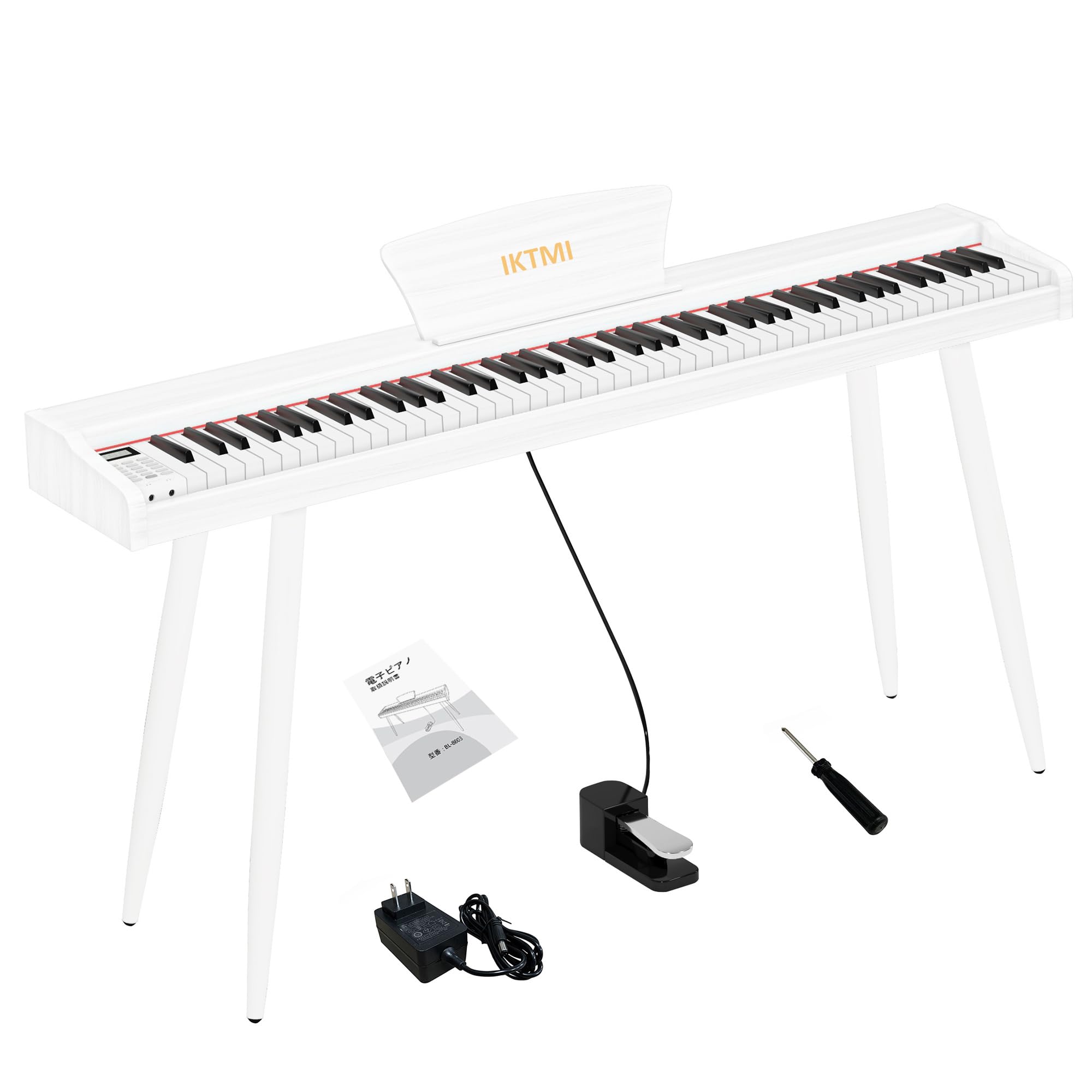 楽天市場】IKTMI 電子ピアノ 88鍵盤 木製 ピアノ 88鍵 Digital Piano