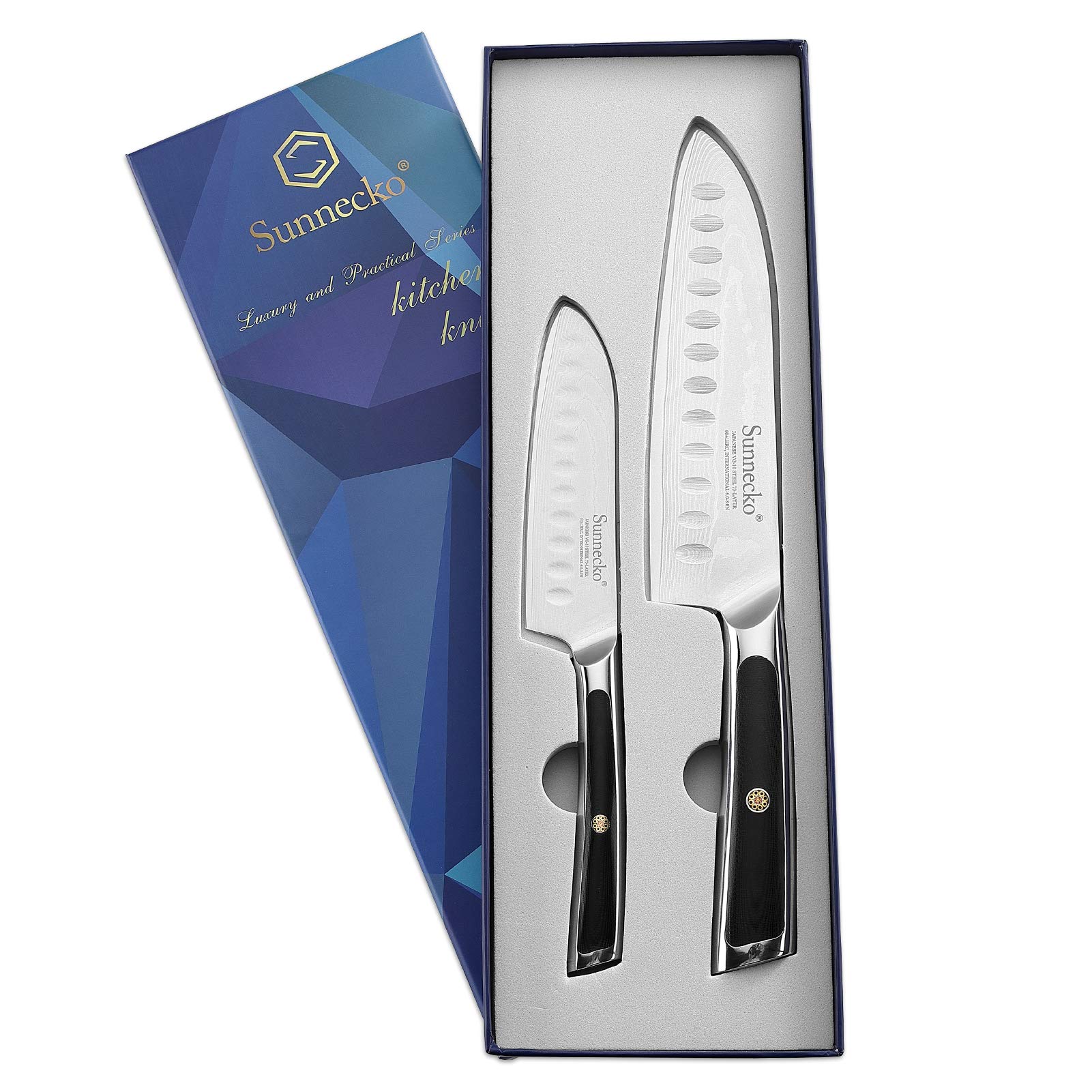 楽天市場】Sunnecko 包丁セット 三徳包丁 小三徳 180MM 130MM