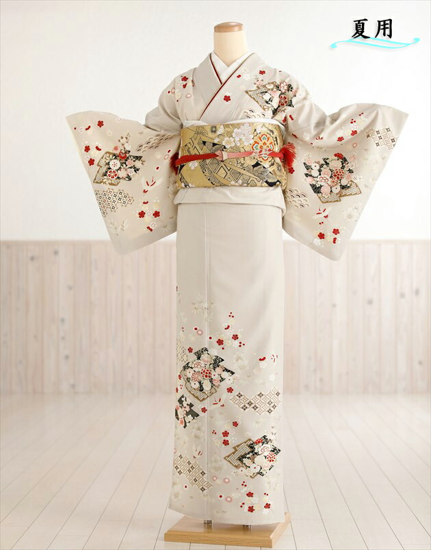 楽天市場】単衣 訪問着レンタル sh1118【夏用 着物レンタル】 訪問着