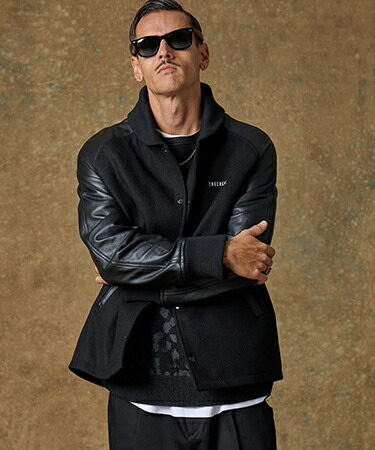 楽天市場】【THEOREM(セオレム)】Leather RS Award Jacket スタジャン