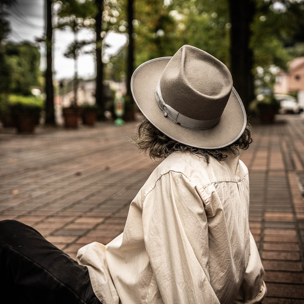 楽天市場】ウール フェルト ヴィンテージ スタイル オープンクラウン