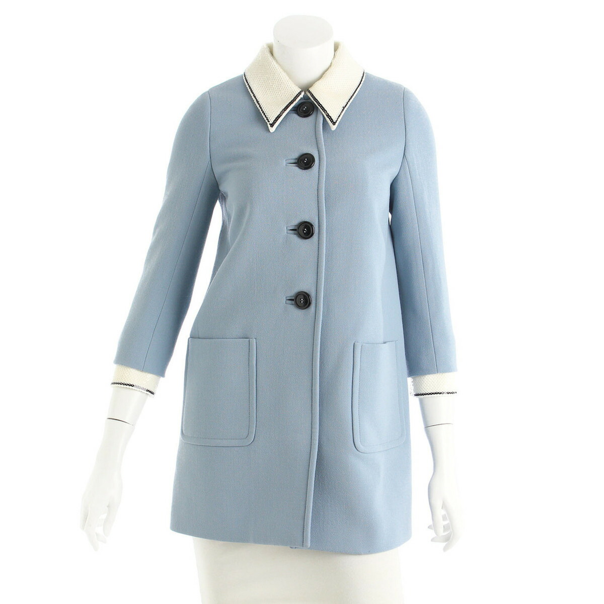 楽天市場】【ミュウミュウ】Miu Miu 17AW スパンコール ウール コート