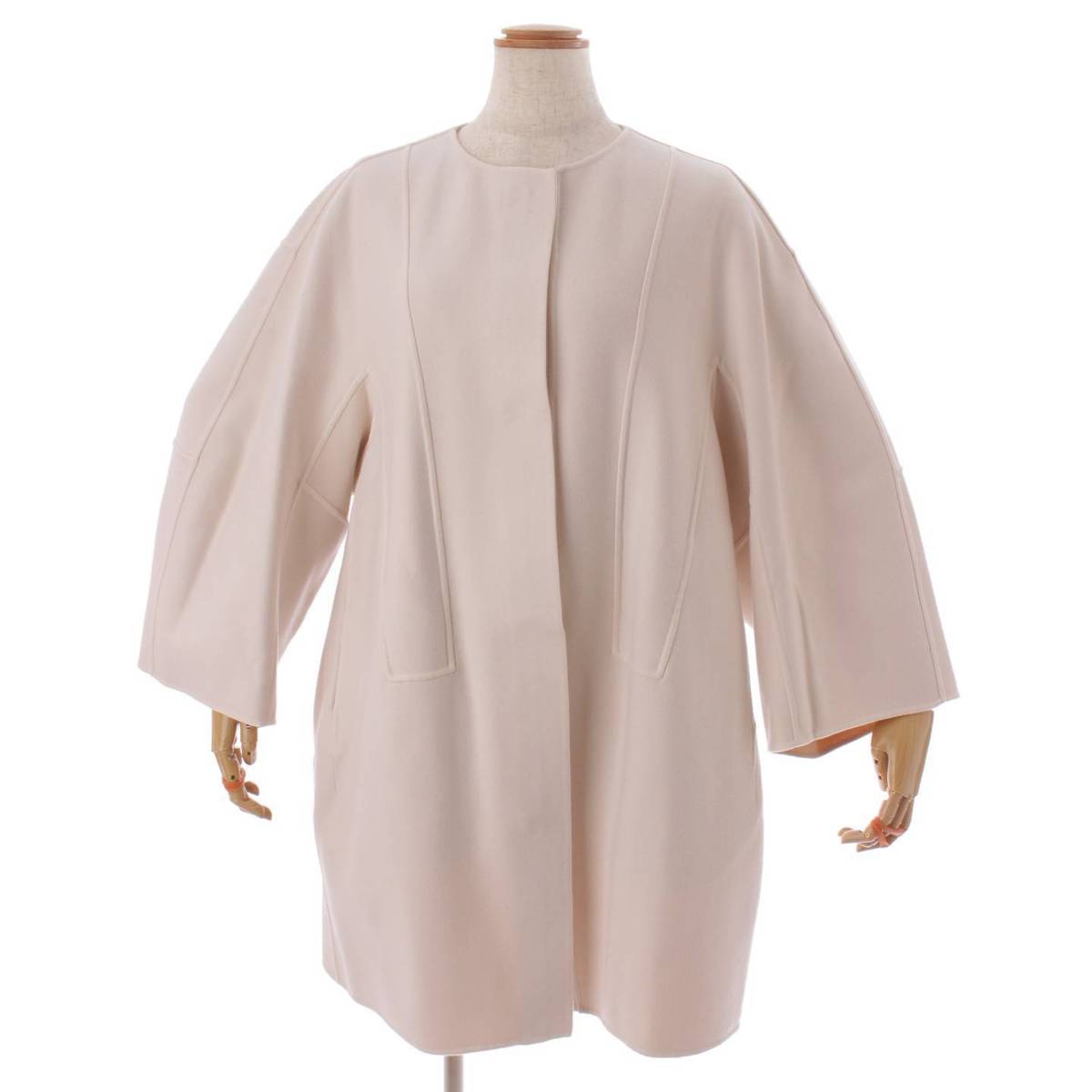 楽天市場】【ドゥロワー】DRAWER 21AW ウールケヌキ配色ノーカラー