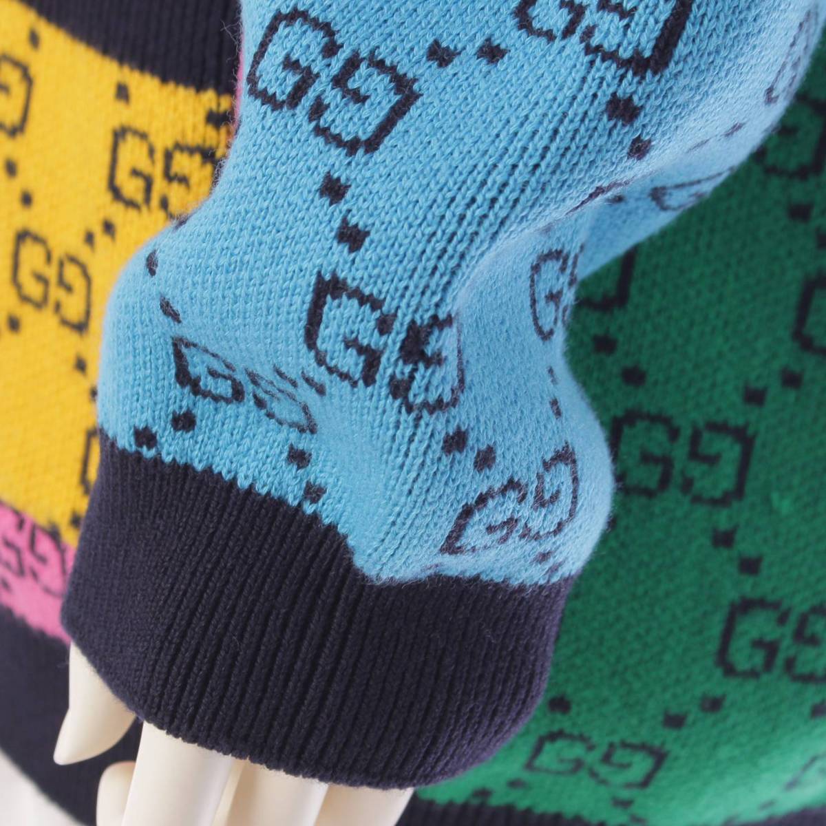 楽天市場】【グッチ】Gucci GG柄 ジャガード ニット ウール コットン