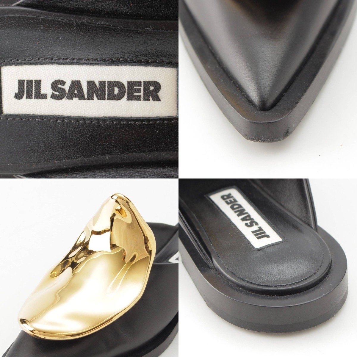 楽天市場】【ジルサンダー】Jil Sander メタルプレート レザー