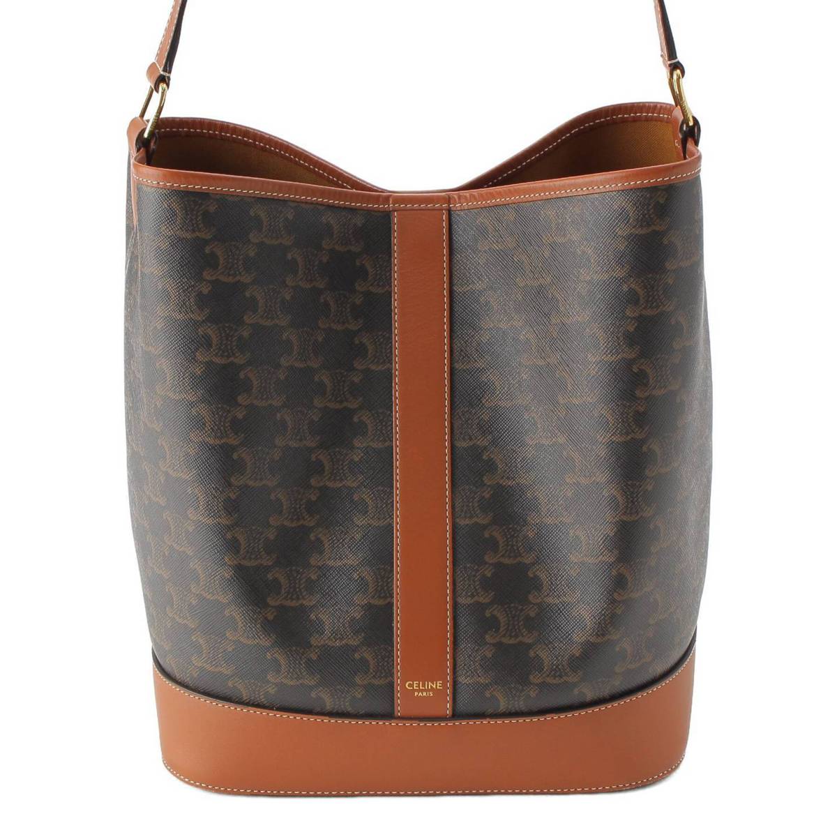 楽天市場】【セリーヌ】Celine トリオンフ ミディアム バケット