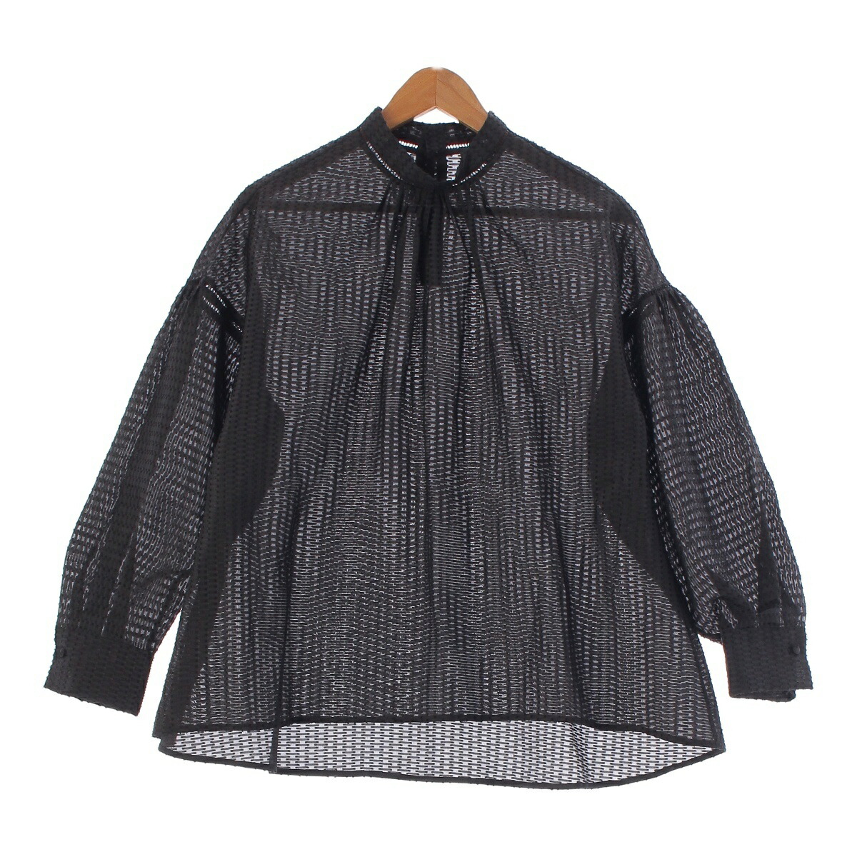 楽天市場】ドゥロワー Drawer シルク シースルー 長袖シャツ プル