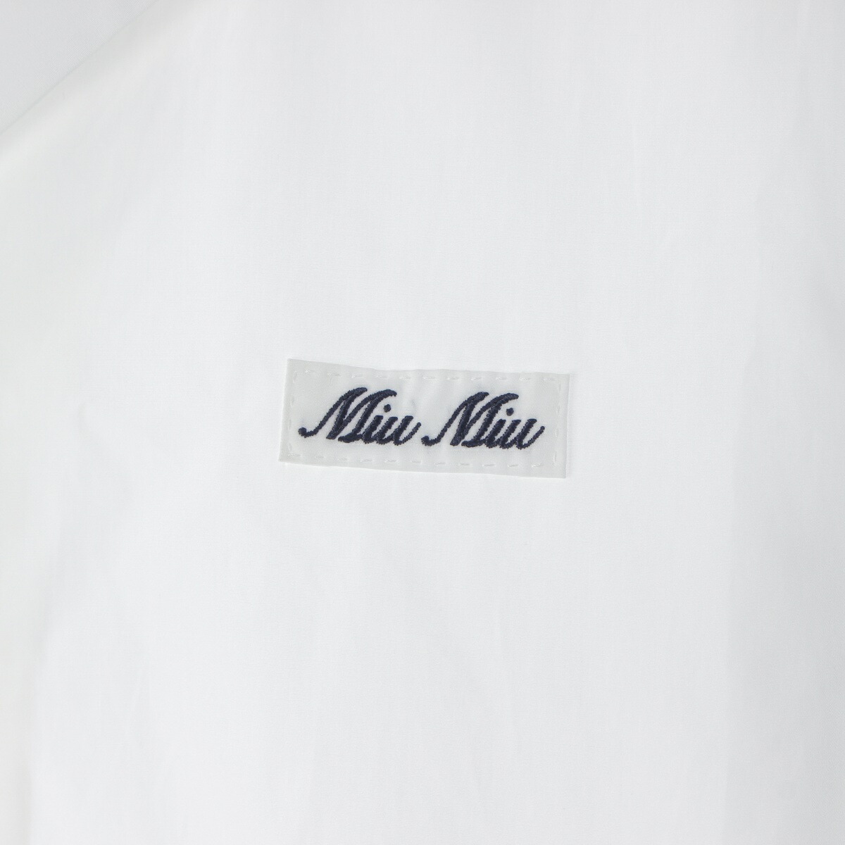 楽天市場】ミュウミュウ MIUMIU 23年 コットンポプリン セーラーカラー