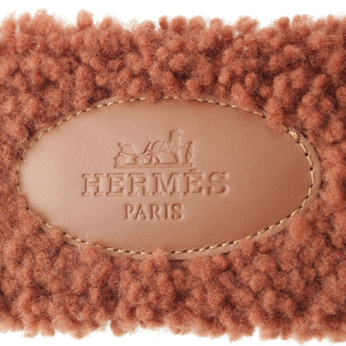 楽天市場】エルメス HERMES オラン ボア ムートン Hモチーフ フラット