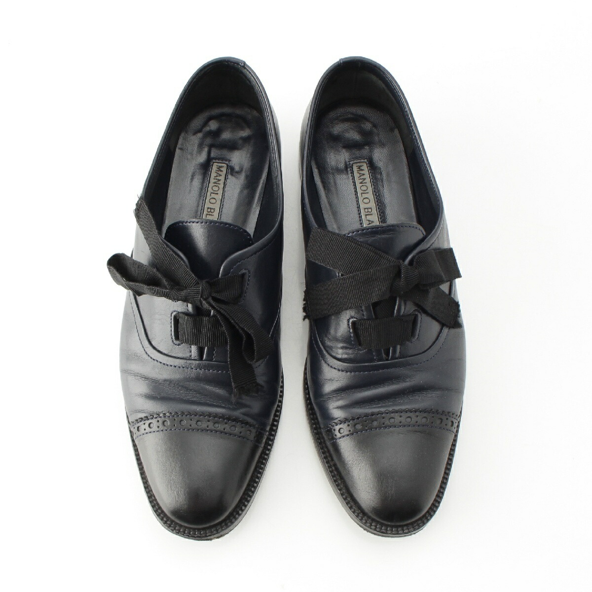 楽天市場】マノロブラニク MANOLO BLAHNIK レザー Andare リボン