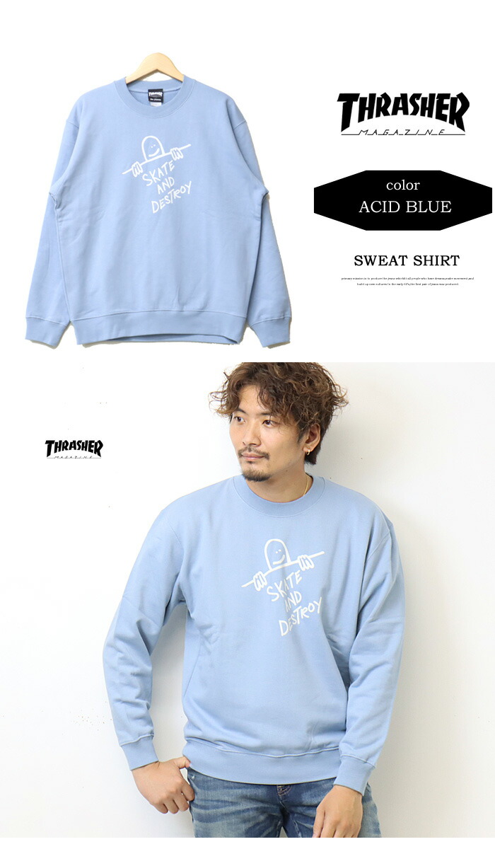 楽天市場】THRASHER スラッシャー ゴンズアートロゴ プリント