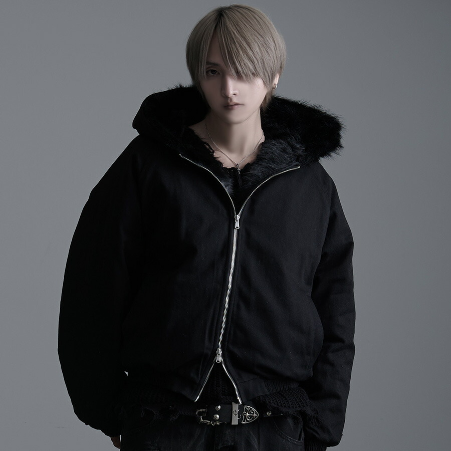 CV ネオお兄系 パンクy2k v系 ネックベルト ファスナー ギミック