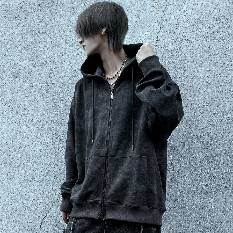 00s y2k グランジ リブ襟 ミリタリー コート 平成ギャル ダブルジップ