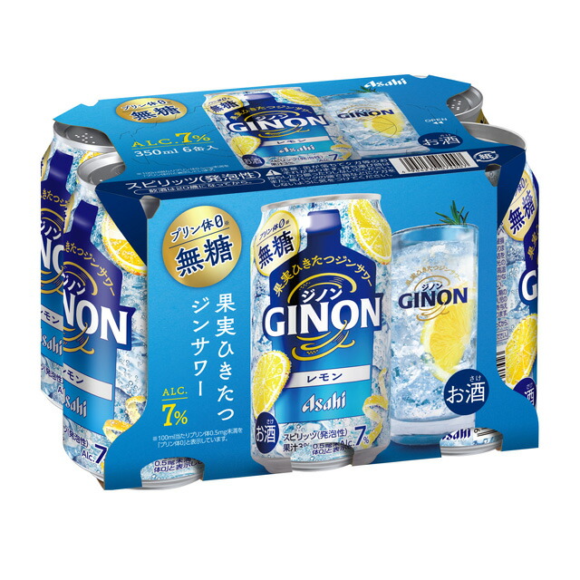 楽天市場】[6缶パック] アサヒ ジノン レモン 7度 350ml×6本 缶