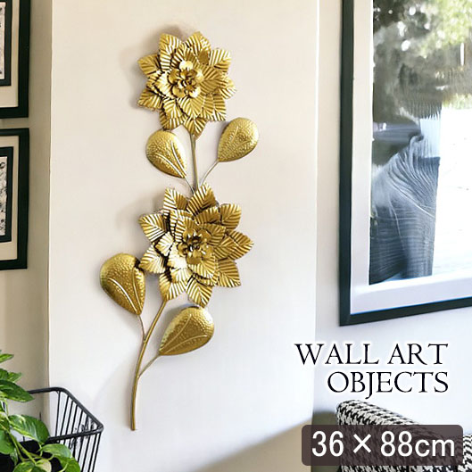 楽天市場】立体 ウォールアートパネル アンティーク調 ゴールド