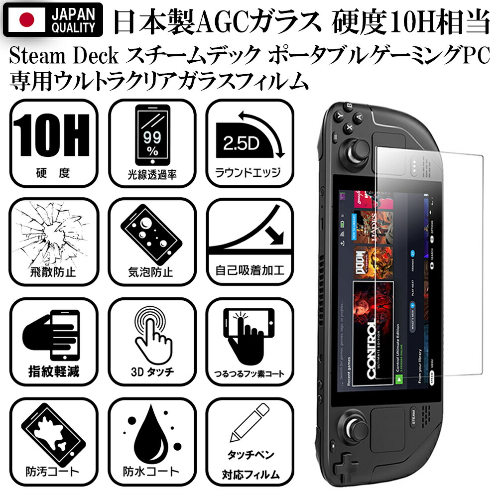 楽天市場】Steam Deck フィルム Steam Deck 保護フィルム スチーム