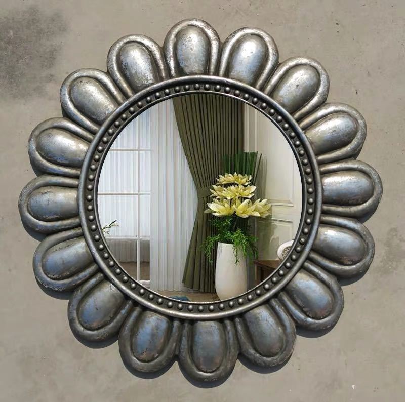 楽天市場】A025895豪華鏡 アンティーク調 壁掛け鏡 壁掛け ．壁掛け