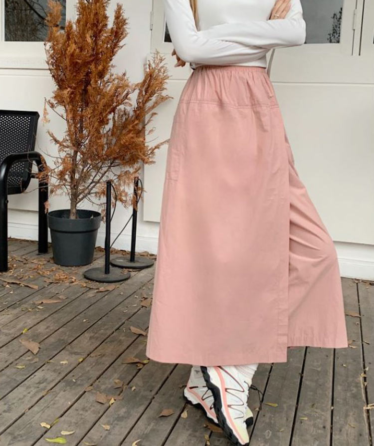 楽天市場】ワイドパンツ 夏 ラップパンツ 巻きスカート風 パンツ