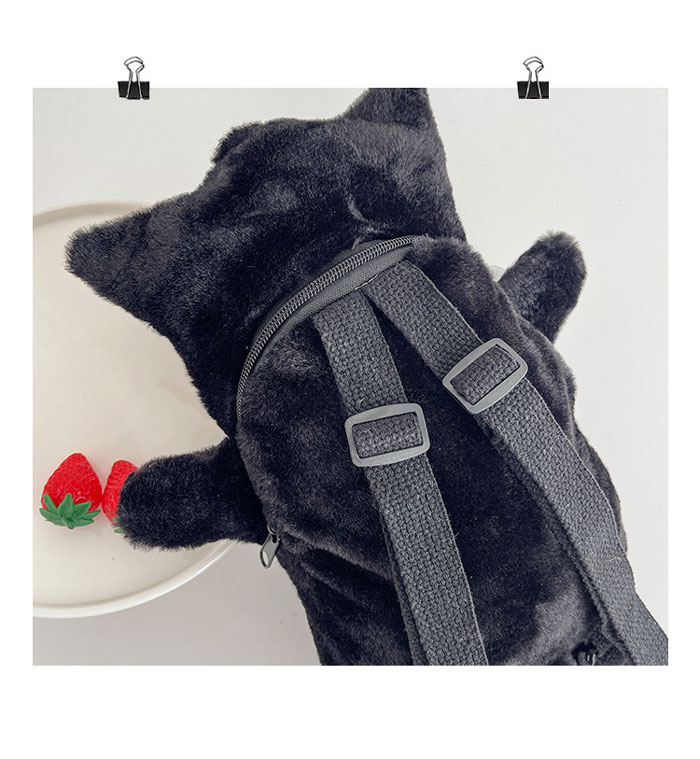 楽天市場】黒猫 ぬいぐるみ リュック バックパック アジャスター 調節