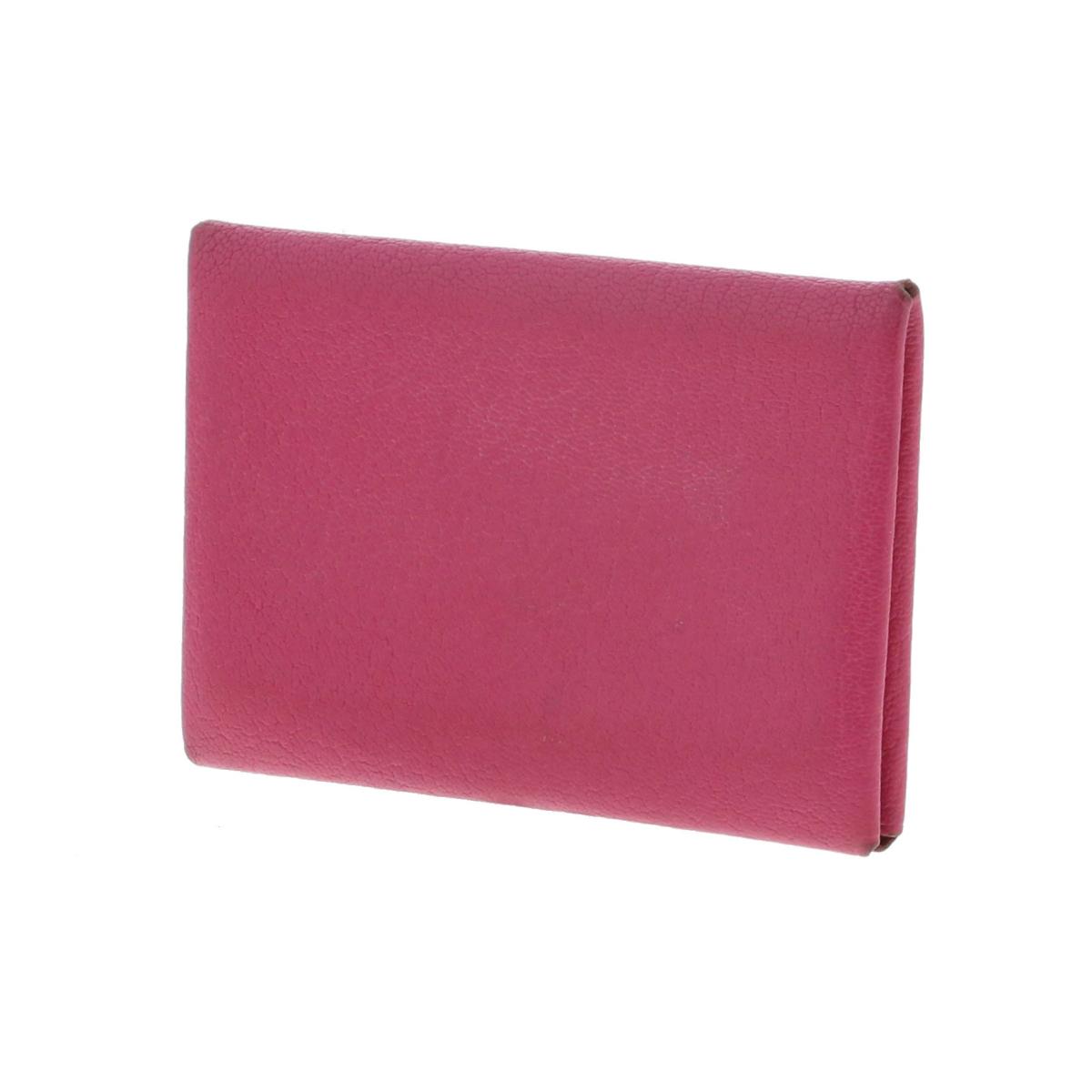 楽天市場】HERMES エルメス 名刺入れ カルヴィ ピンク □K 2007年
