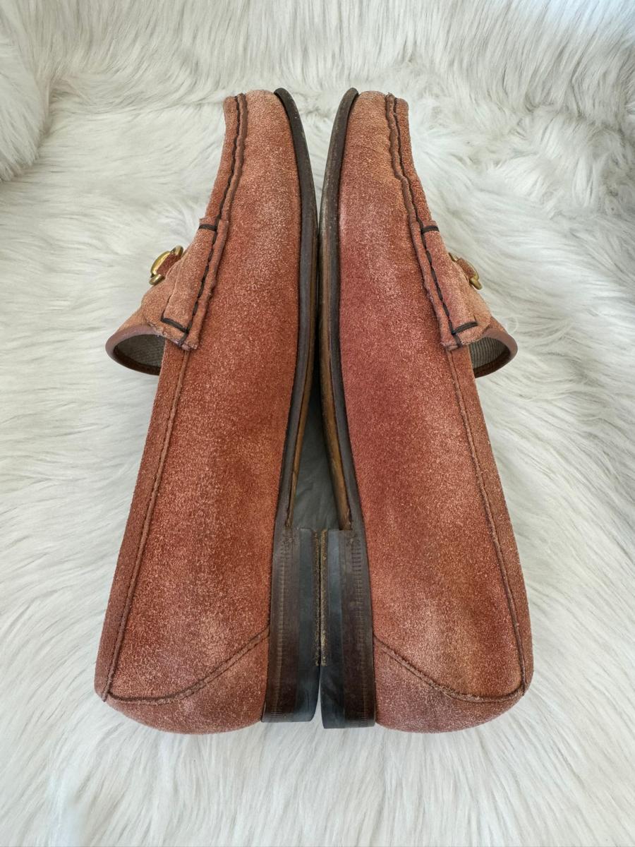 楽天市場】【中古】 GUCCI （グッチ） ﾛｰﾌｧｰ ホースビット スウェード