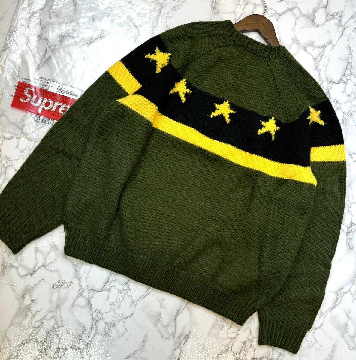 楽天市場】【中古】 SUPREME （ｼｭﾌﾟﾘｰﾑ） 24SS Stars Sweater Green