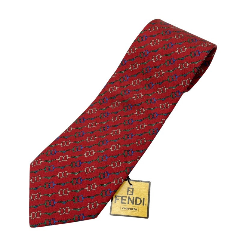 楽天市場】◇◇【中古】FENDI フェンディ ネクタイ レッド Sランク