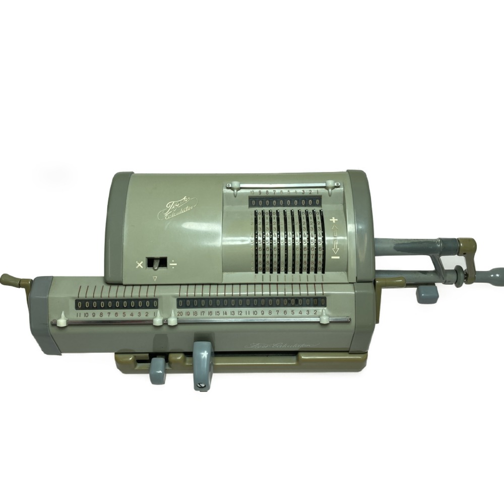 楽天市場】◎◎【中古】TIGER タイガー 機械式計算機 手回し計算機