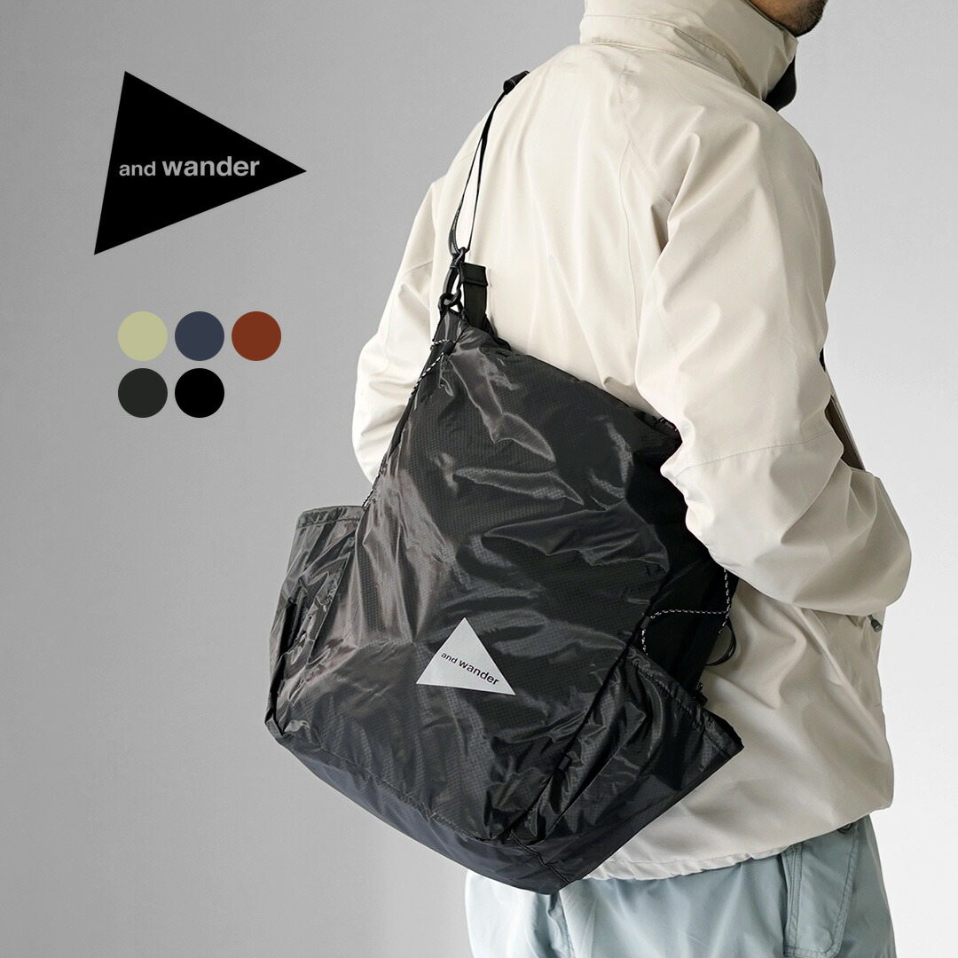 楽天市場】AND WANDER（アンドワンダー） シル トート バッグ