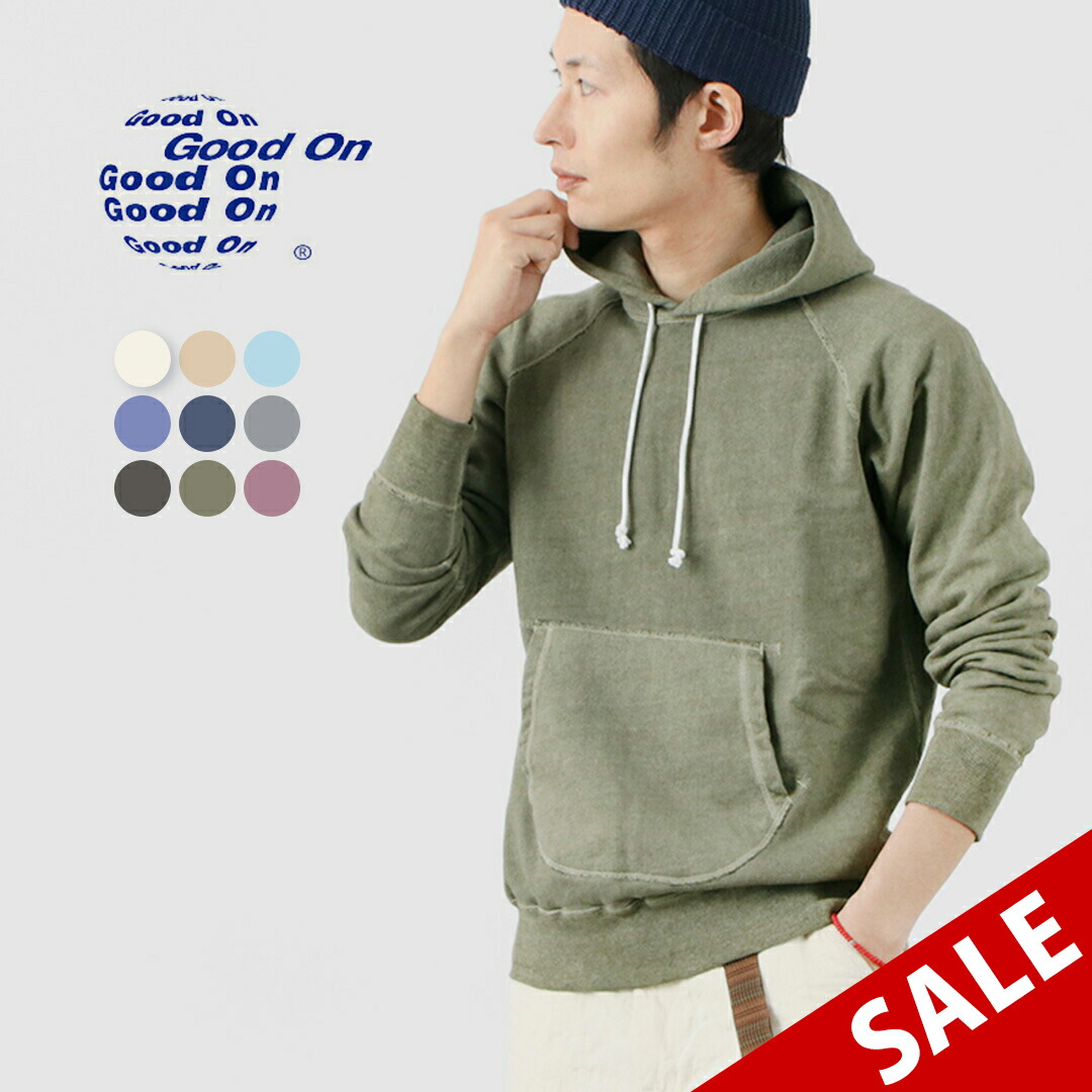 楽天市場】【30％OFF】GOOD ON（グッドオン）カラー別注 ラグラン プル