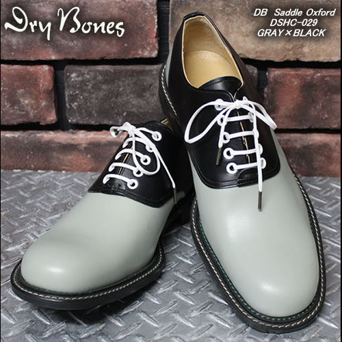 楽天市場】DRY BONESドライボーンズ◇DB Saddle Oxford◇◇GRAY×BLACK