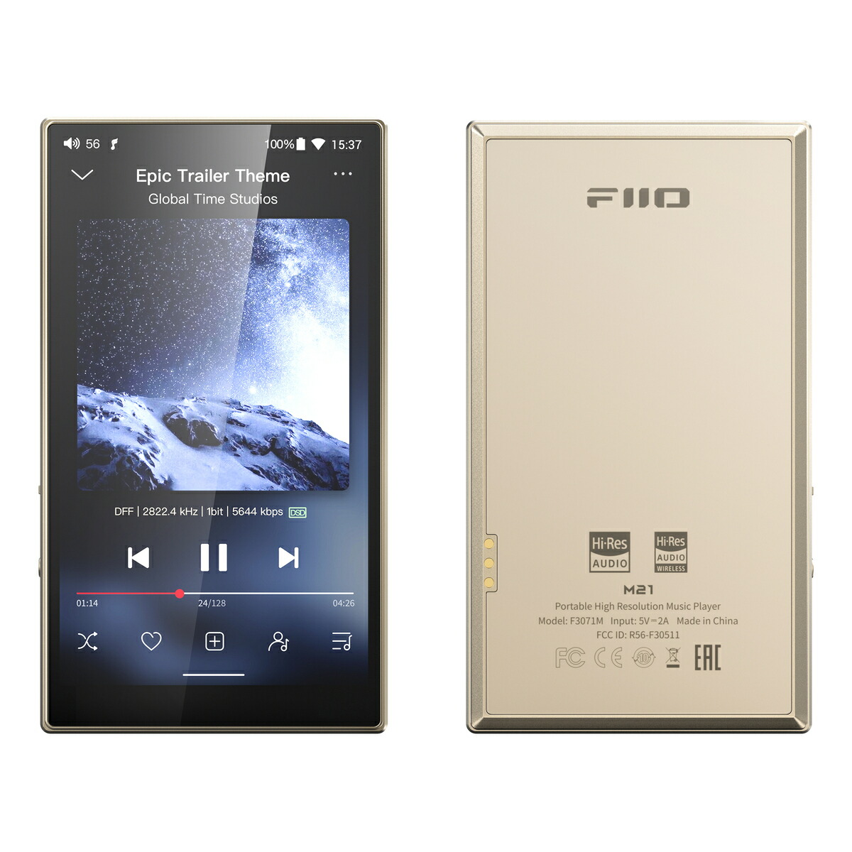楽天市場】FiiO M21 Titanium Gold : Rock oN Line 楽天市場店