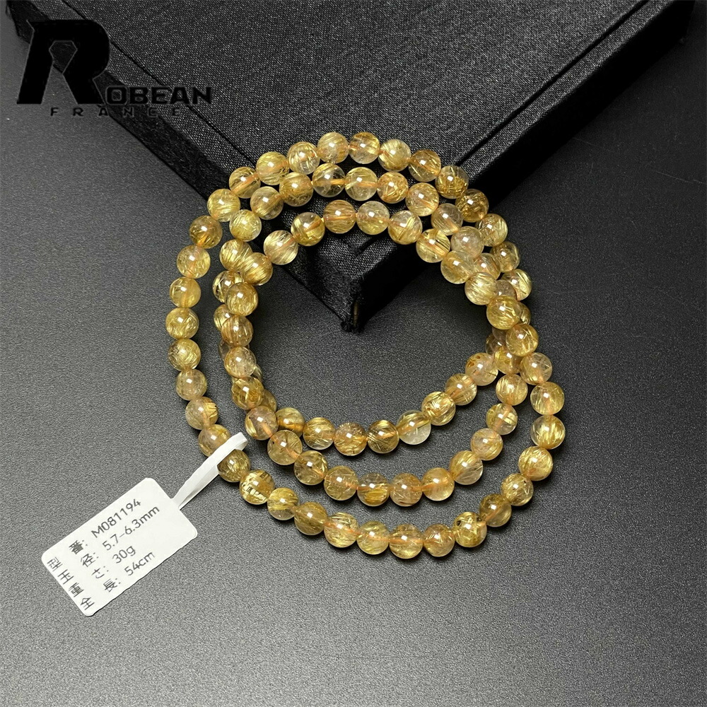 楽天市場】綺麗 EU製 ☆ROBEAN・タイチンルチル☆黄金針水晶 ゴールド