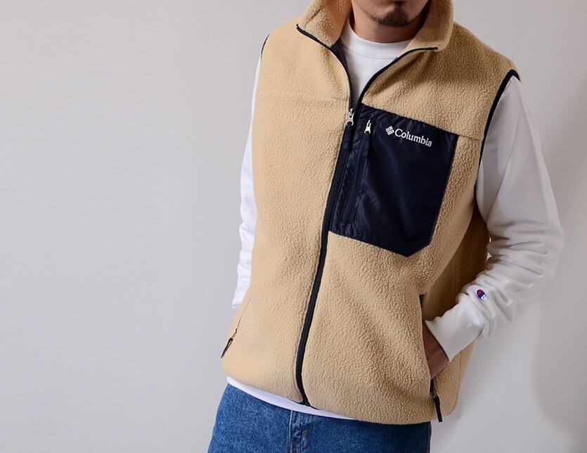 楽天市場】Columbia コロンビア フリース ベスト メンズ レディース