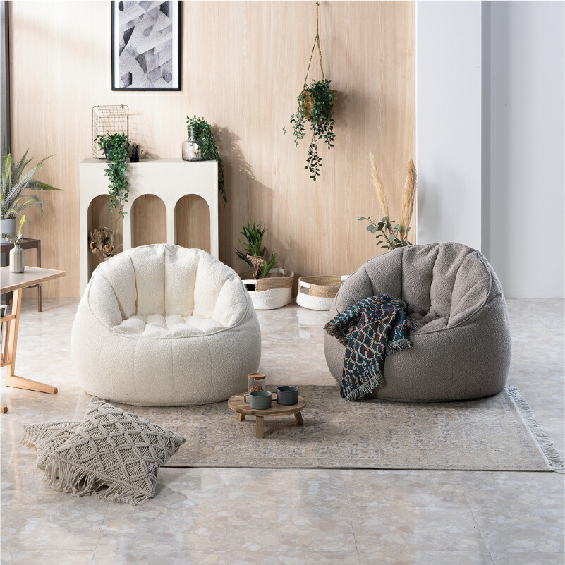 楽天市場】【公式】 ピスキ ビーズクッション 1人掛け ソファー